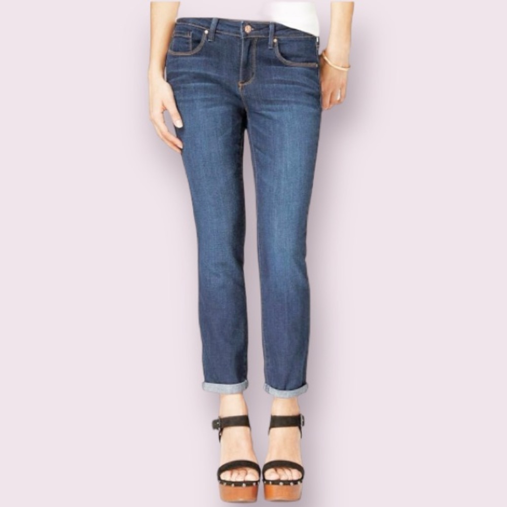 Jessica Simpson Forever Roll Cuff Skinny Crop to Ankle Jean